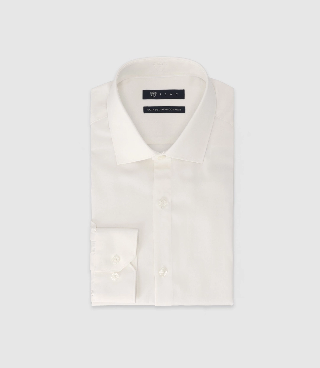 IZAC - Chemise col italien écrue
