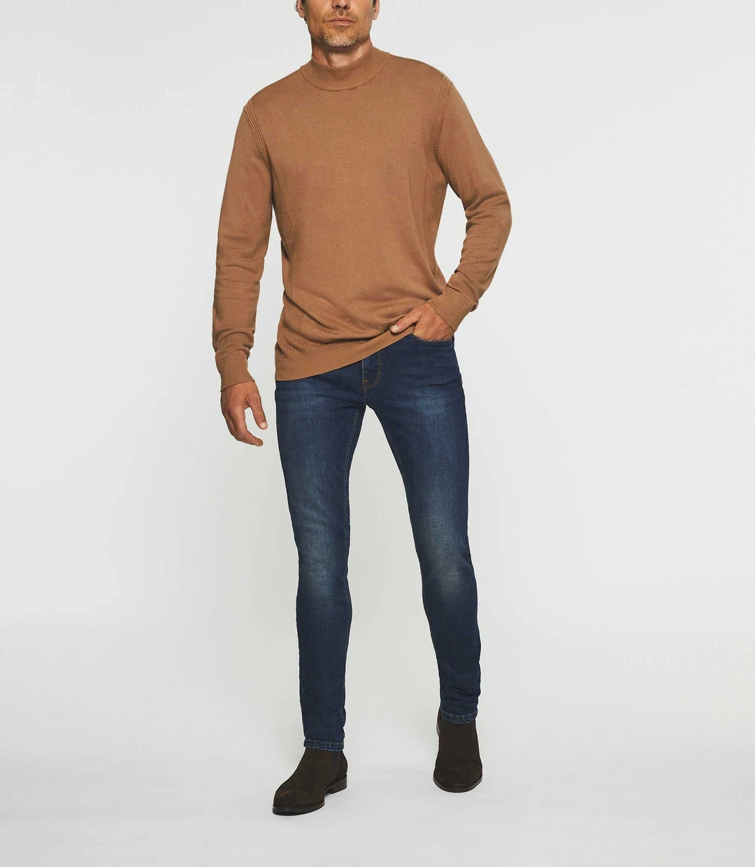 IZAC - Pull col montant camel BYRON