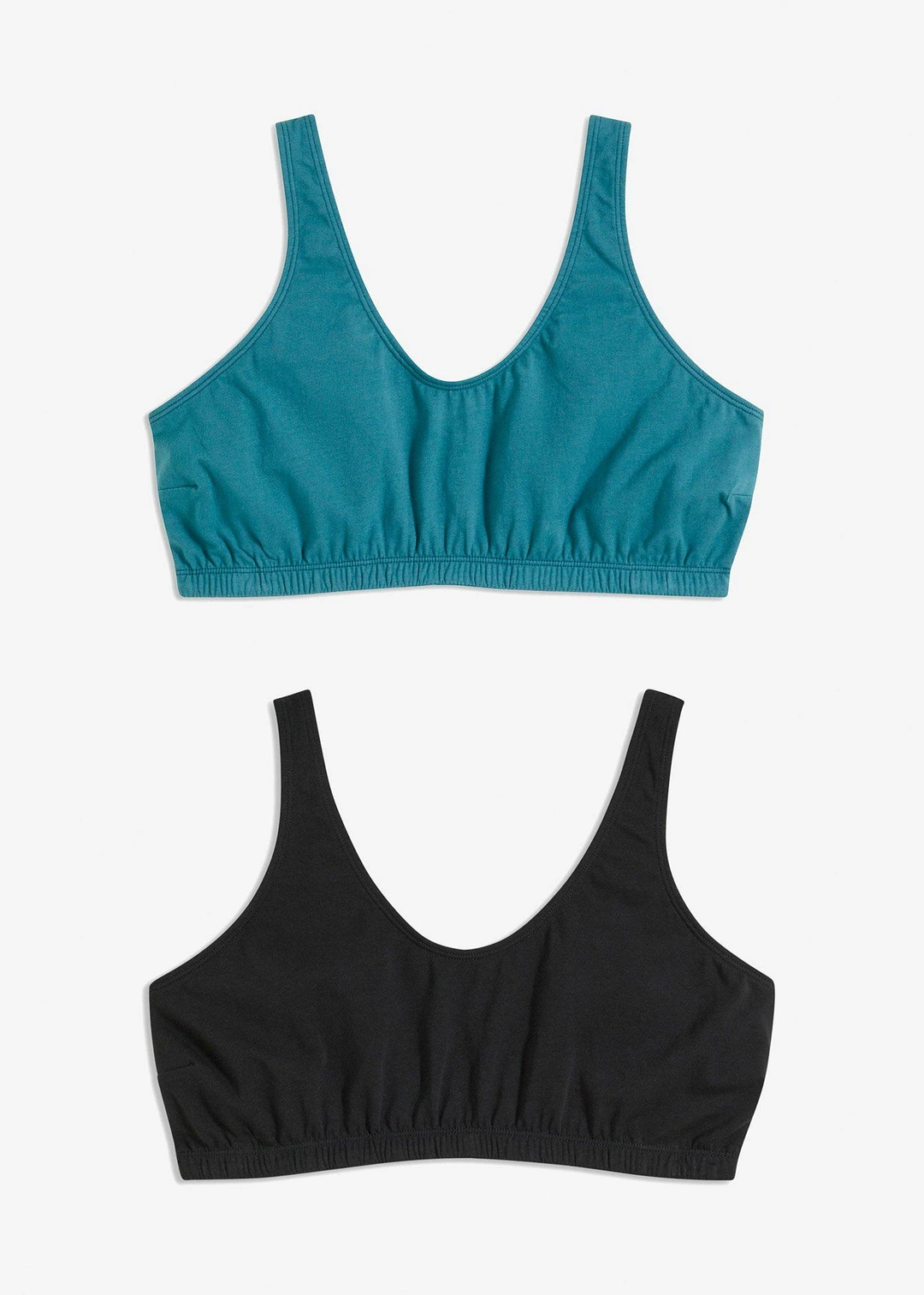 Lot de 2 brassières coton