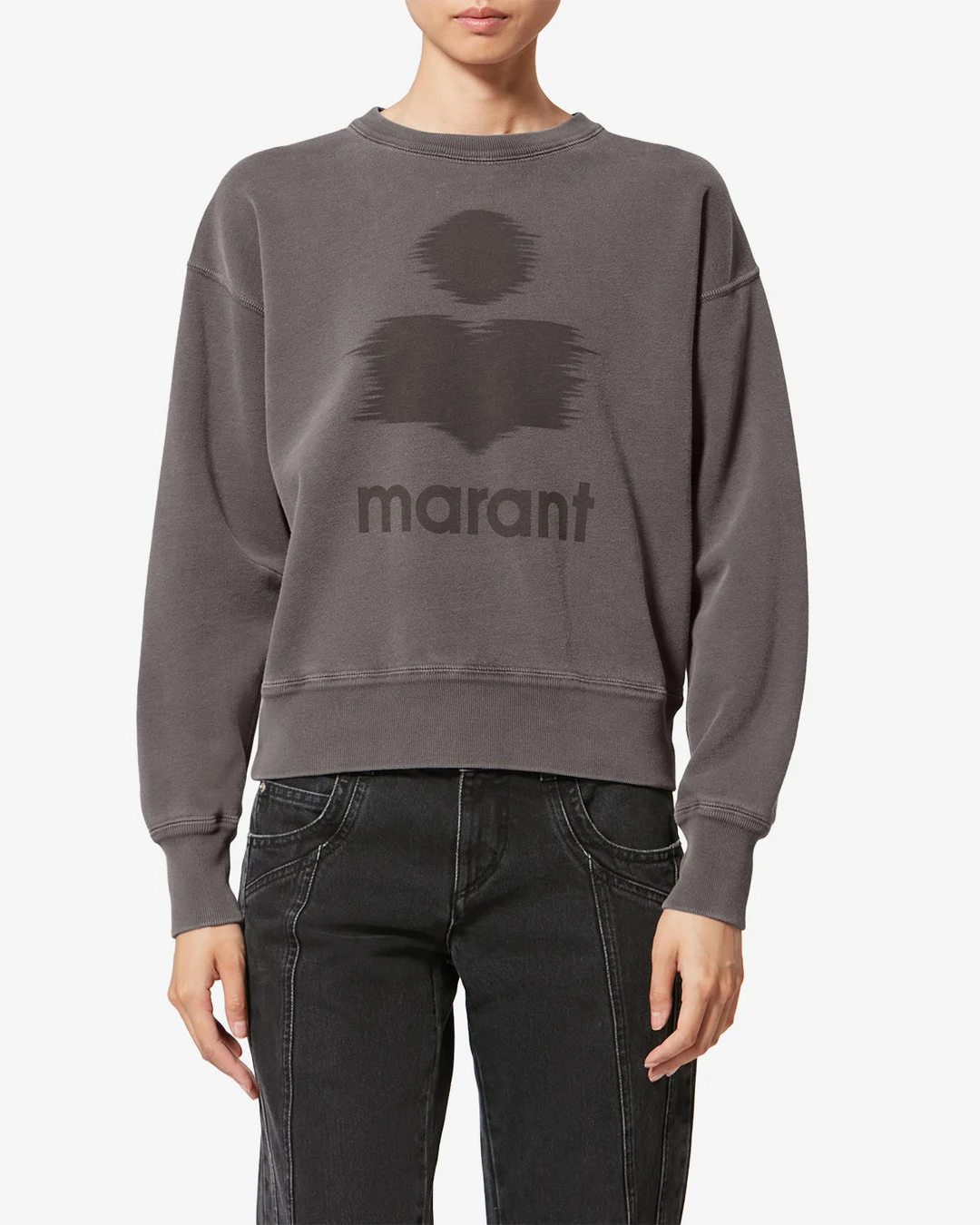 Sweat Shirt Mobyli - Femme - Anthracite - Taille 44 - Marant Étoile - 5