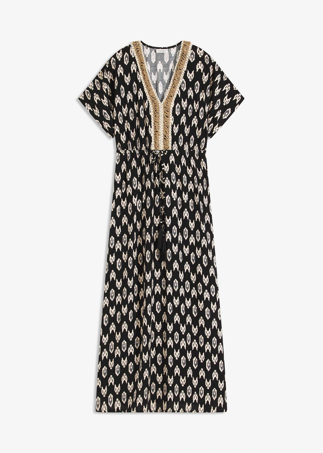 Robe longue en viscose fluide