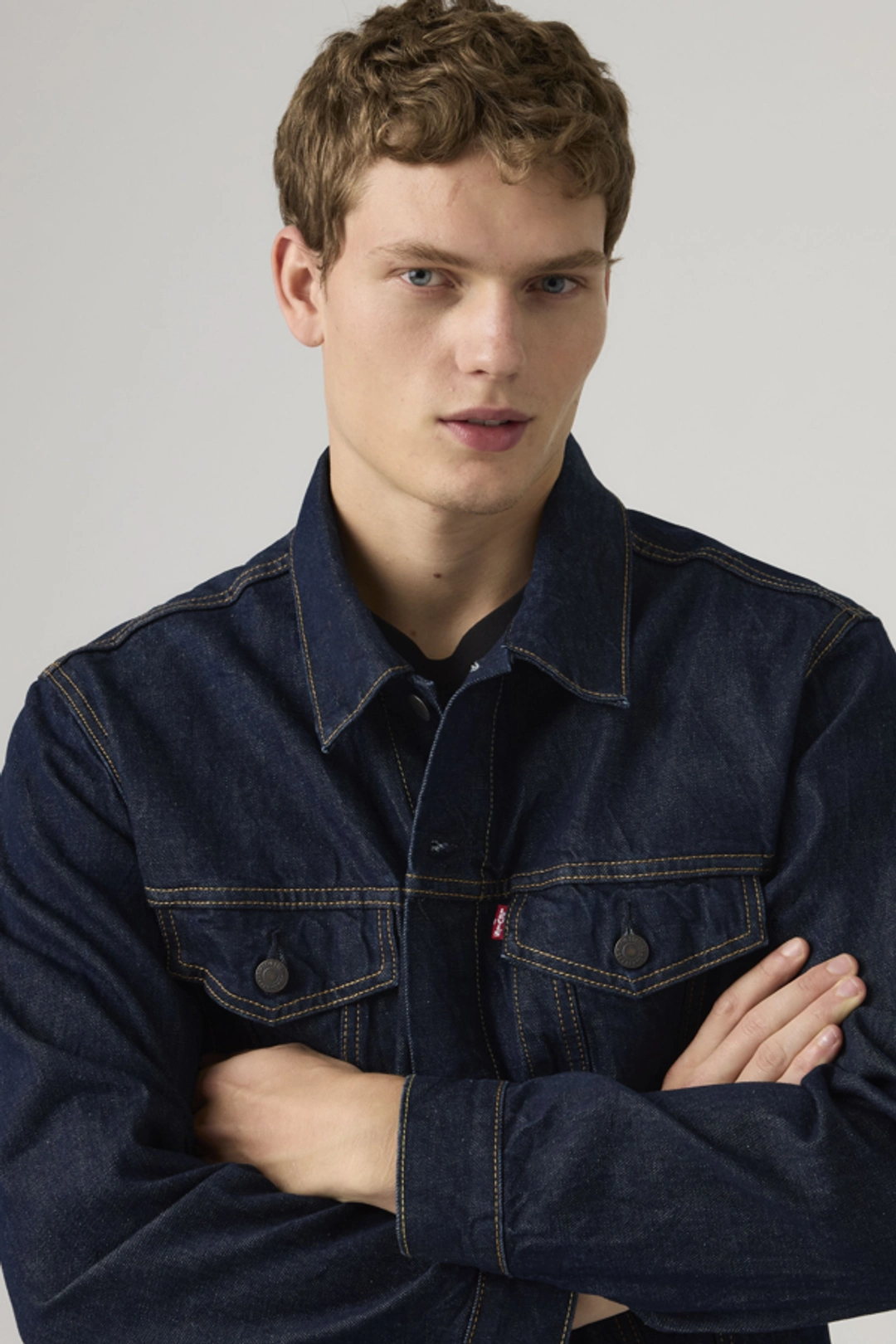 Levi's Veste Trucker Relaxed Type III - Homme - Blanc / Moonstruck - 2XL - 2