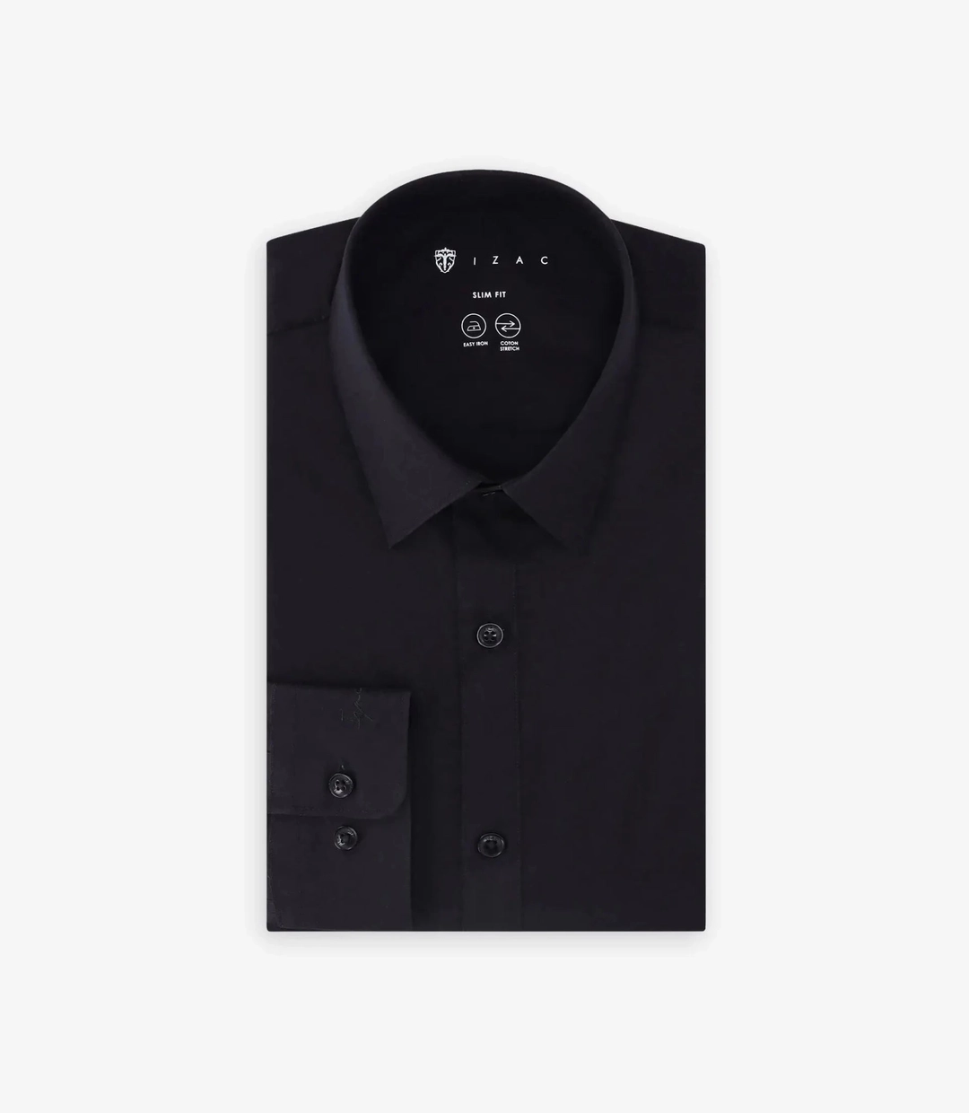 IZAC - Chemise ville en coton noir