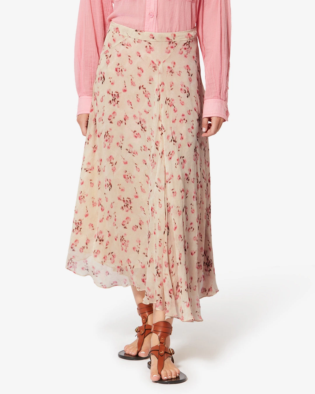 Jupe Lycia - Femme - Beige - Taille 42 - Marant Étoile - 5