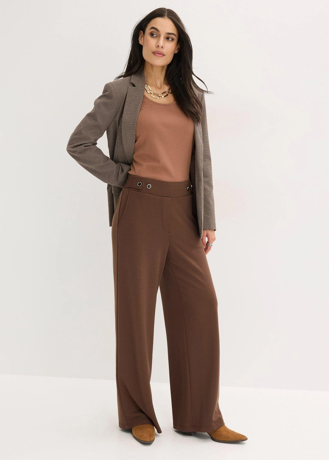 Pantalon en jersey à patte décorative - 2