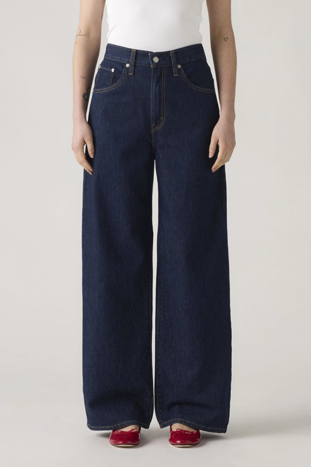 Levi's Jean Cinch Baggy - Femme - Bleu / Invested Indigo - 31X33 - 2