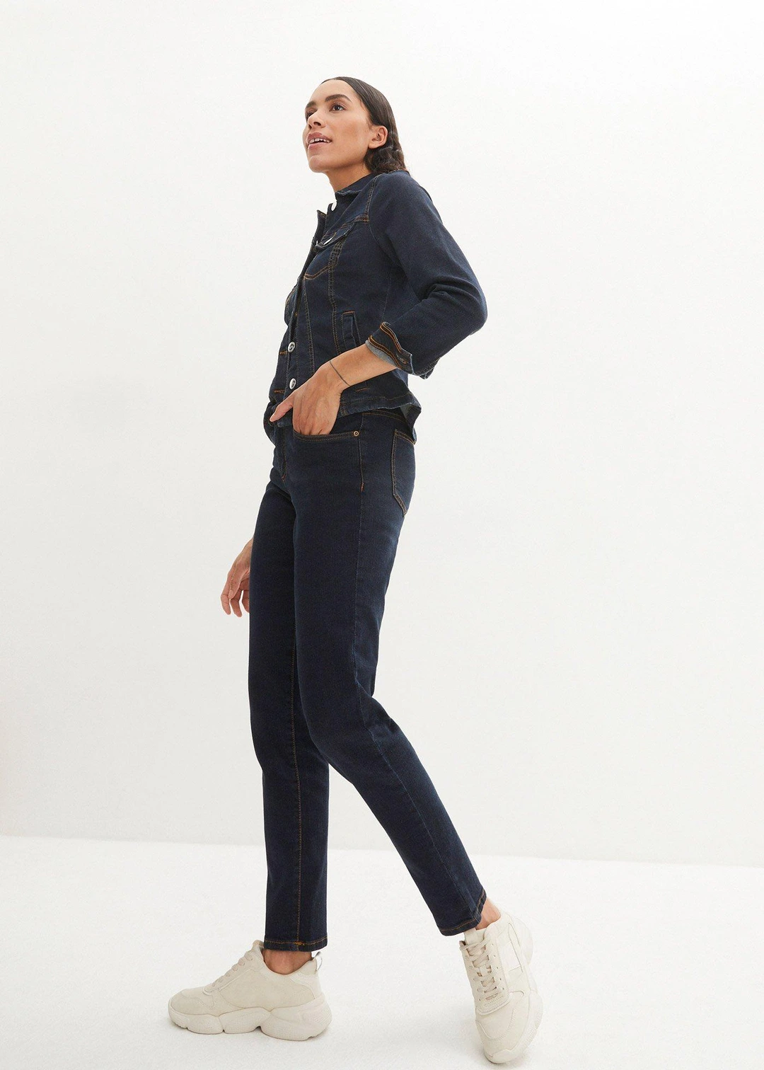 Jean Mom taille mi-haute, long - 2