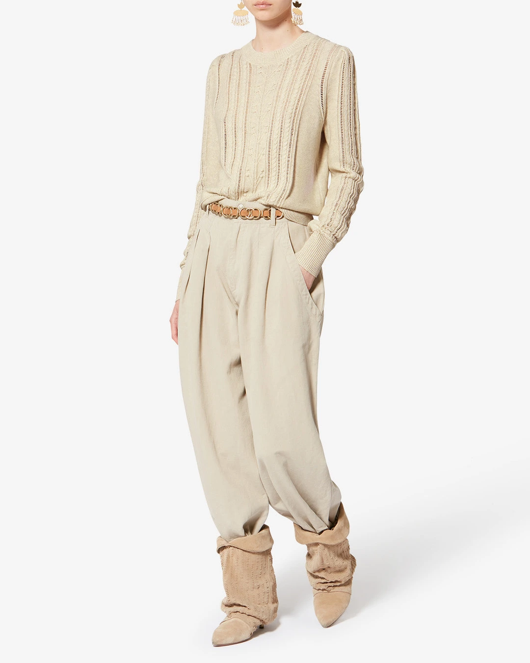 Pull Kalyn - Femme - Gris Clair - Taille 40 - Marant Étoile - 4