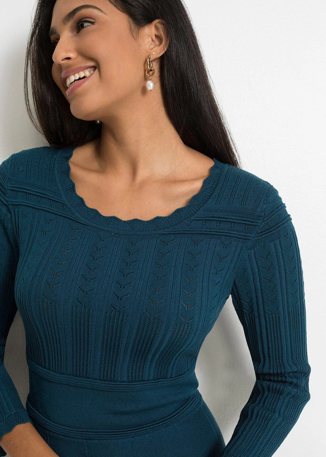 Robe en maille ajourée - 3