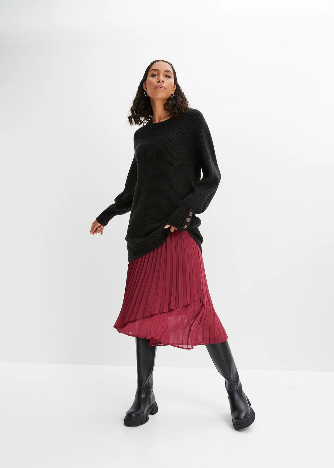 Pull long à boutons - 2