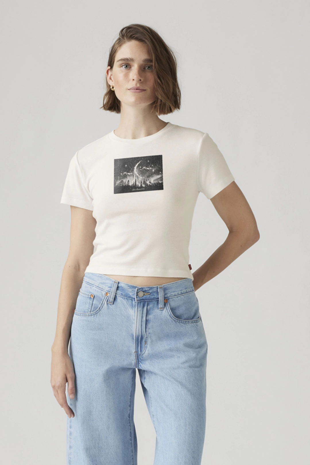 Levi's T Shirt Graphique Essential Sporty - Femme - Noir / Always On Tour Pirate Black - XS