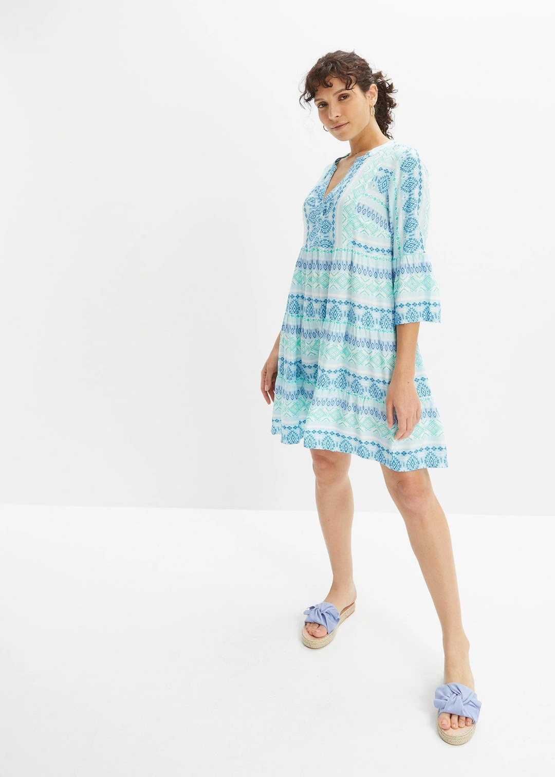 Robe-tunique en viscose fluide - 2