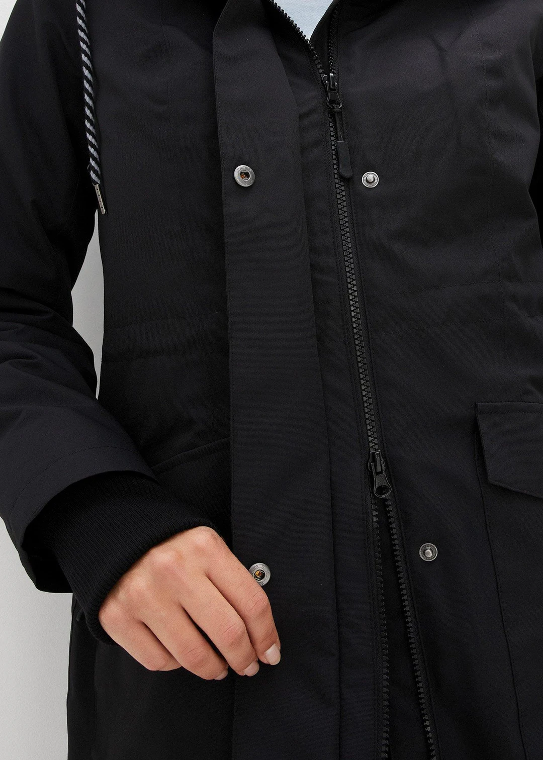 Parka mi-longue 3en1 avec poches pratiques