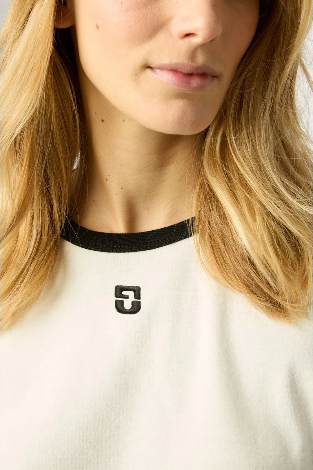 T-shirt col rond à logo - MARLYNE - Ecru - 6