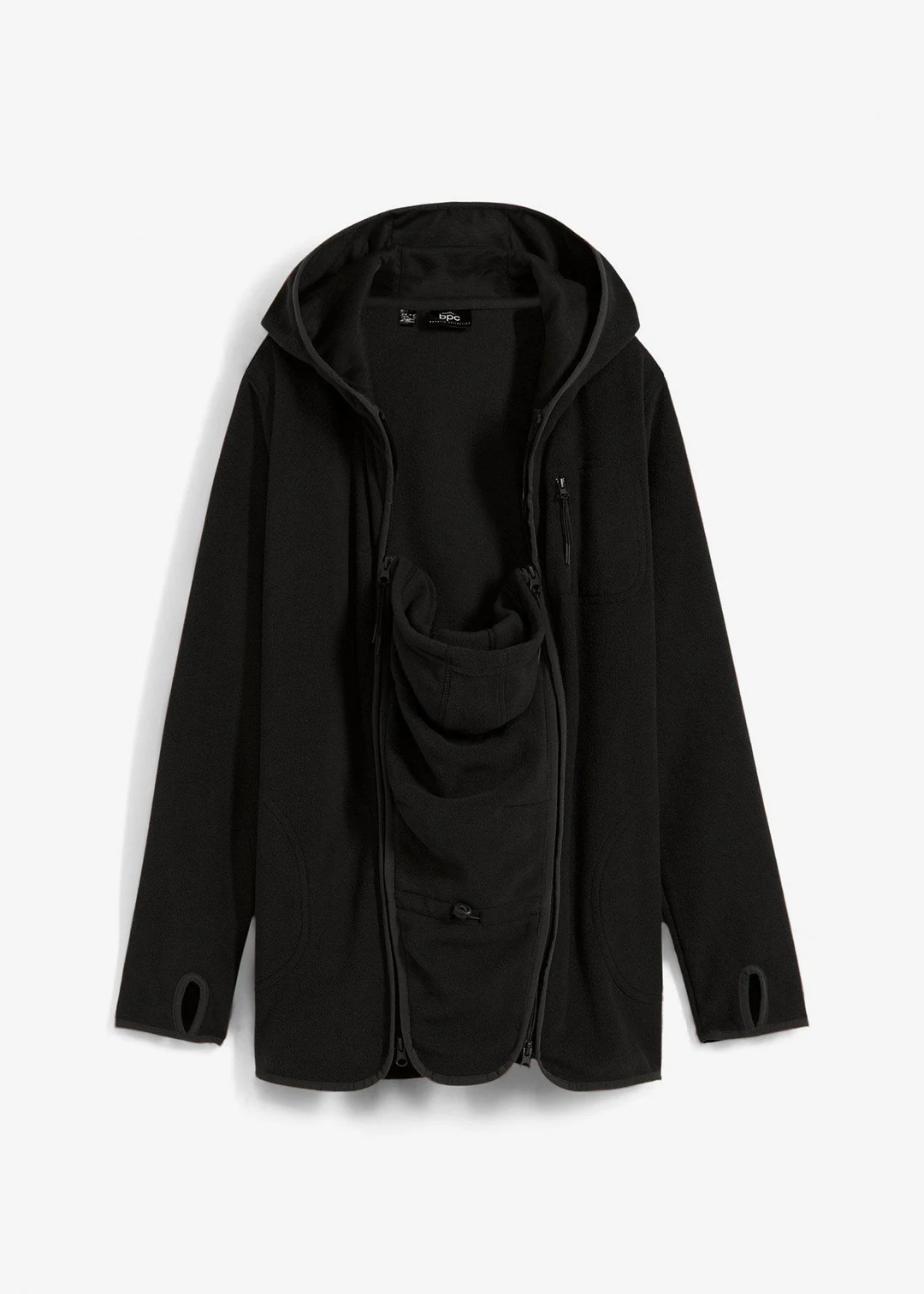 Veste de grossesse en polaire avec fonction portage