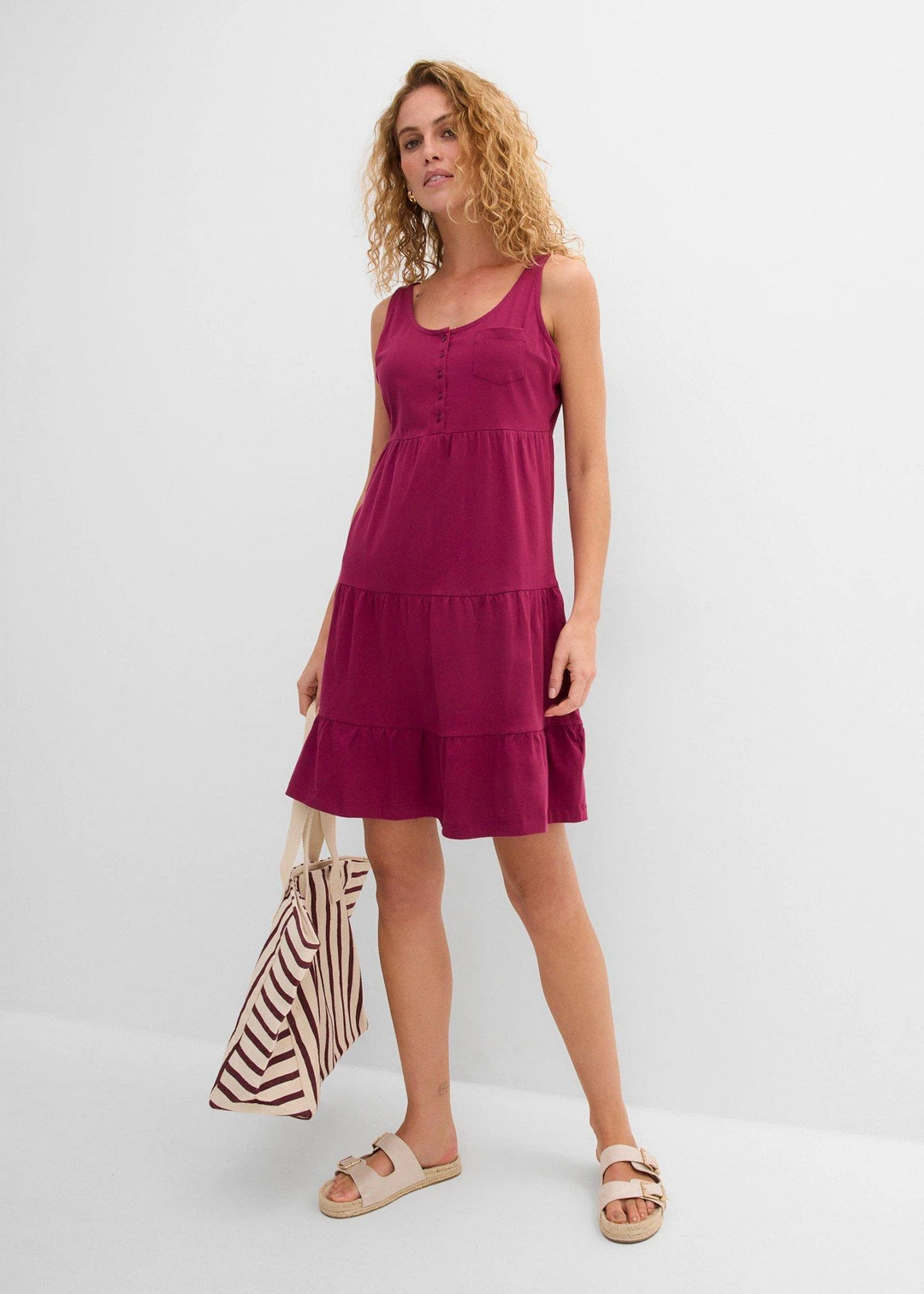 Robe courte en jersey coton - 2