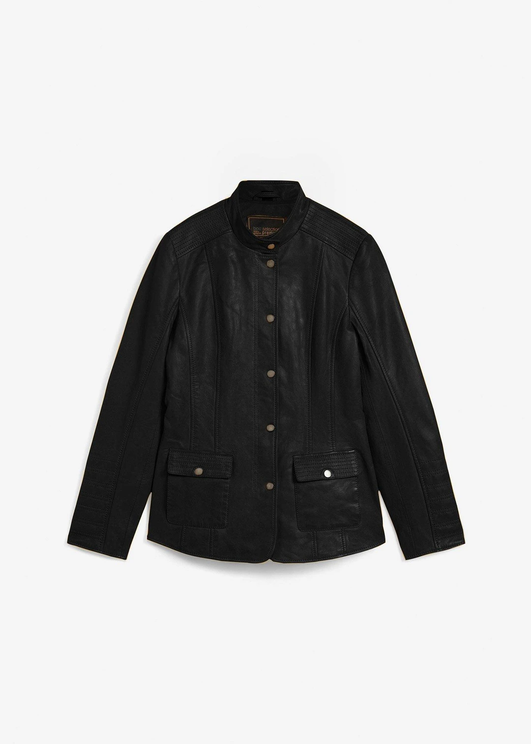Veste en cuir nappa d’agneau