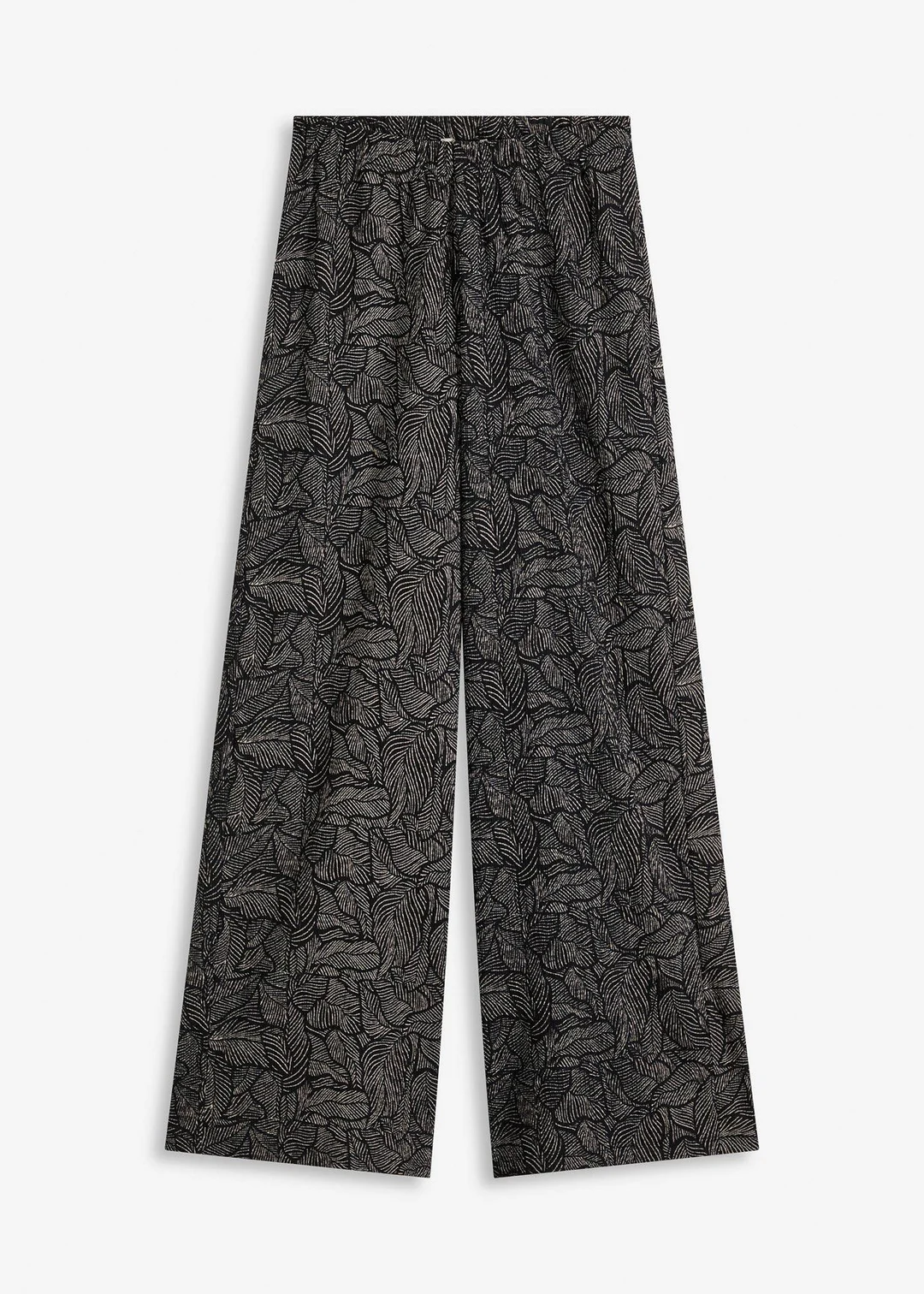 Pantalon en jersey crêpe texturé