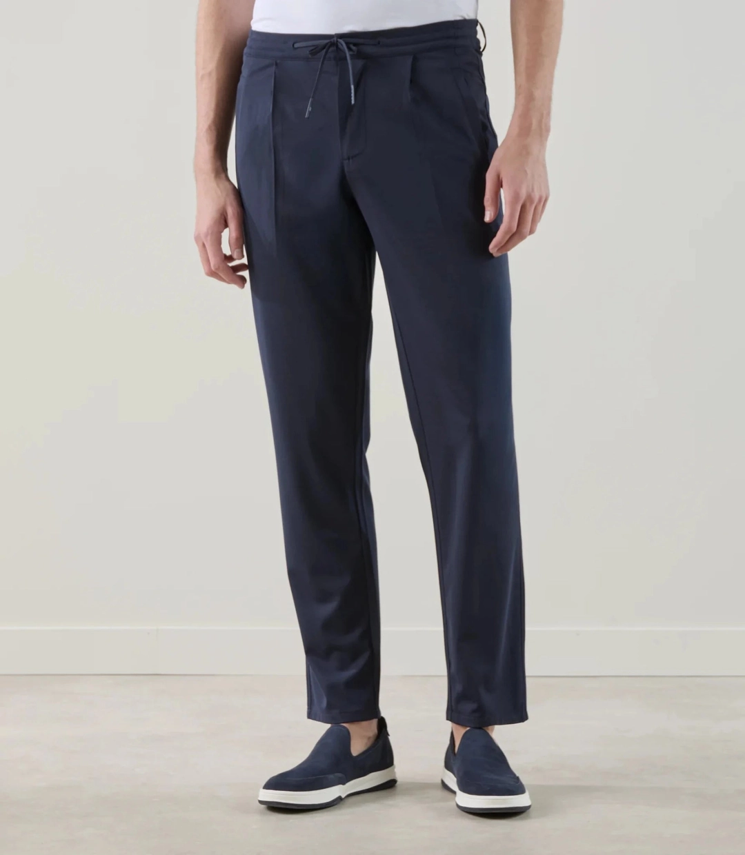 IZAC - Pantalon casual en maille marine