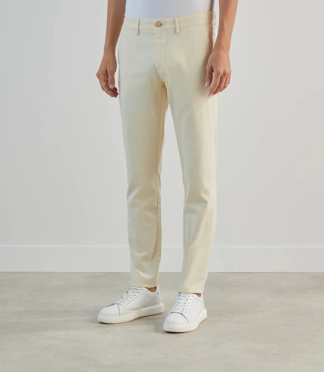 IZAC - Pantalon armuré jaune pâle