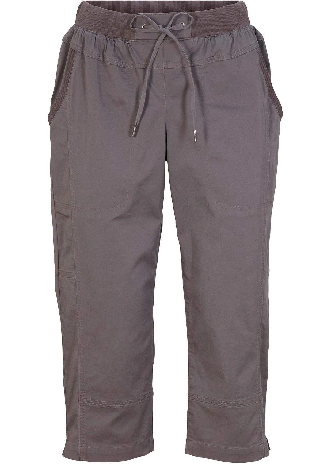 Pantalon corsaire avec lien à nouer