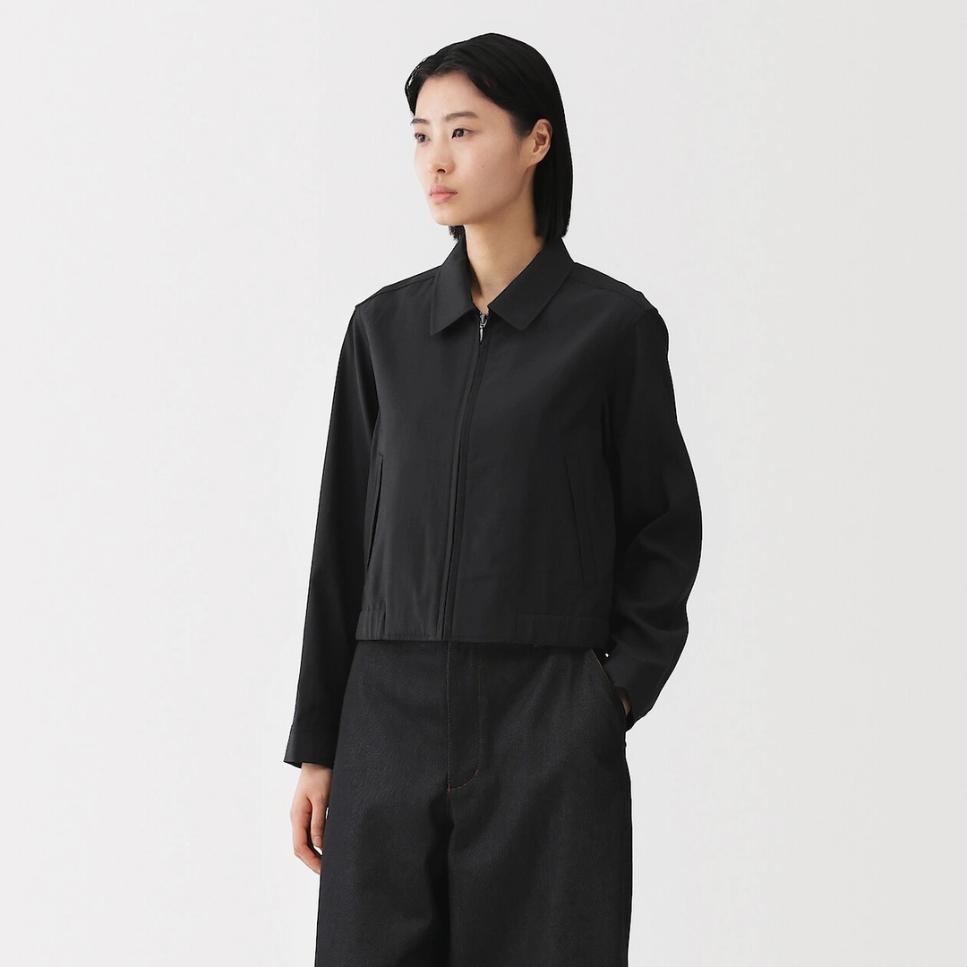 Veste courte en mélange de rayonne pour femme