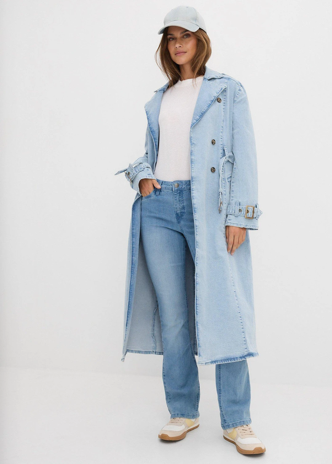 Jean bootcut taille mi-haute, extensible - 2