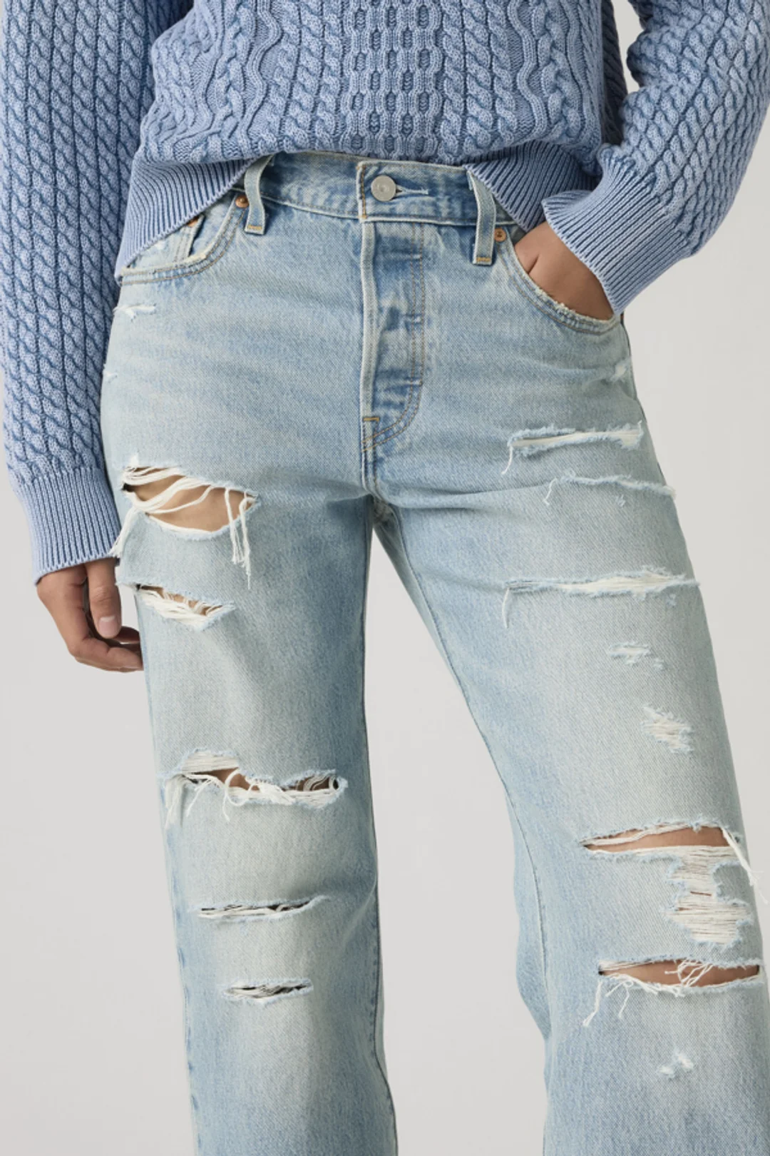 Levi's Jean 501 '90s - Femme - Bleu / Western Crystal - 31X30 - 2