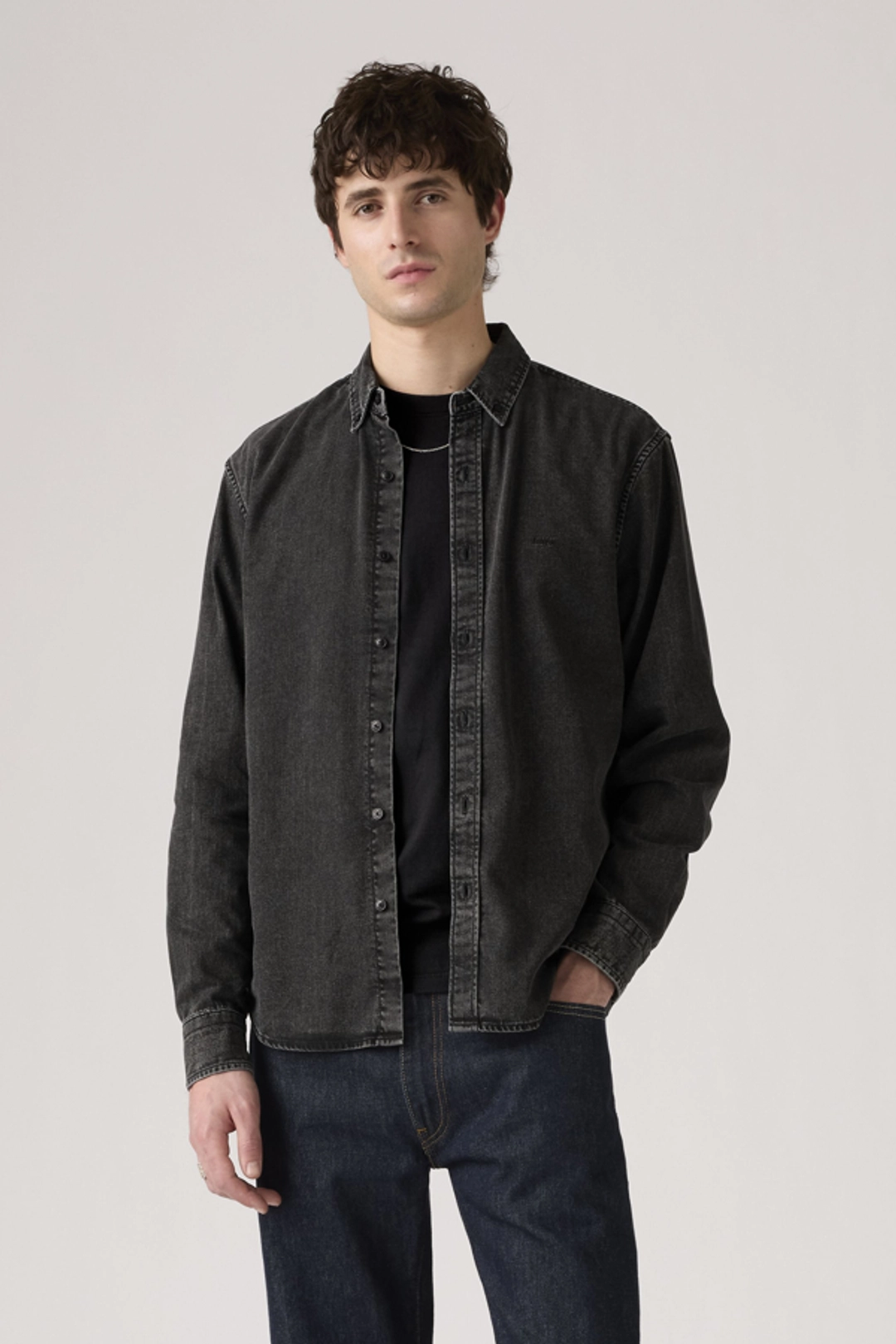 Levi's Chemise Col Boutonné Authentic - Homme - Bleu / Allure - 2XL - 2