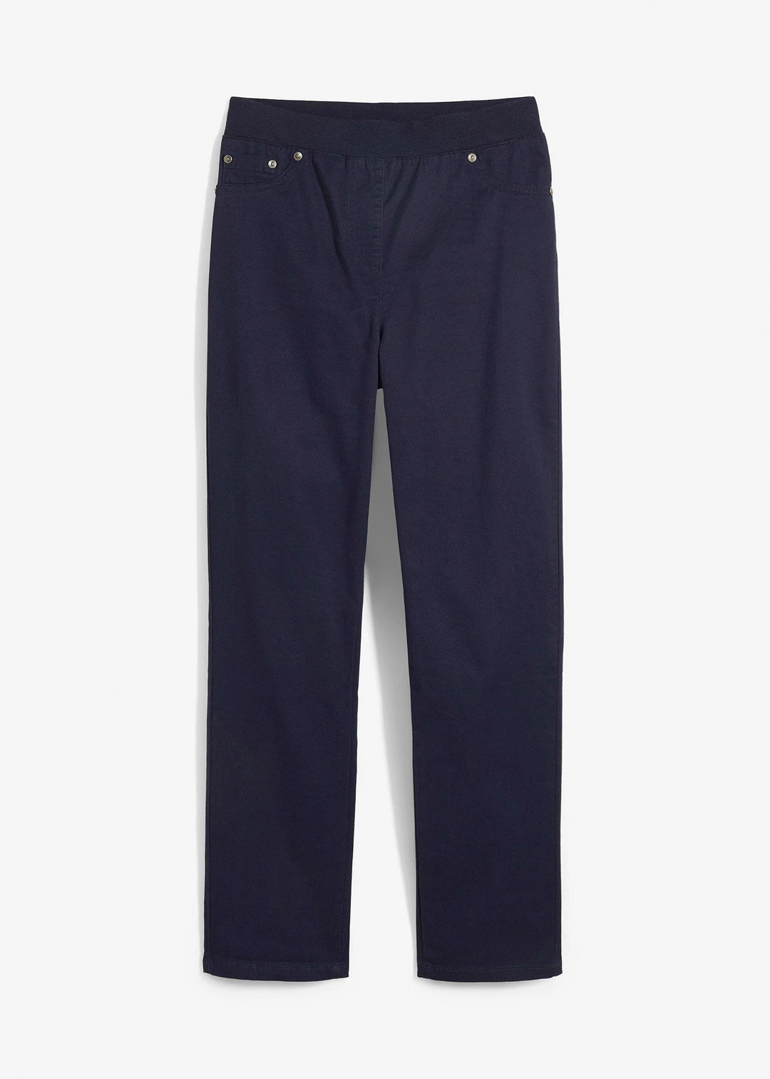 Pantalon à enfiler avec taille confortable, Straight