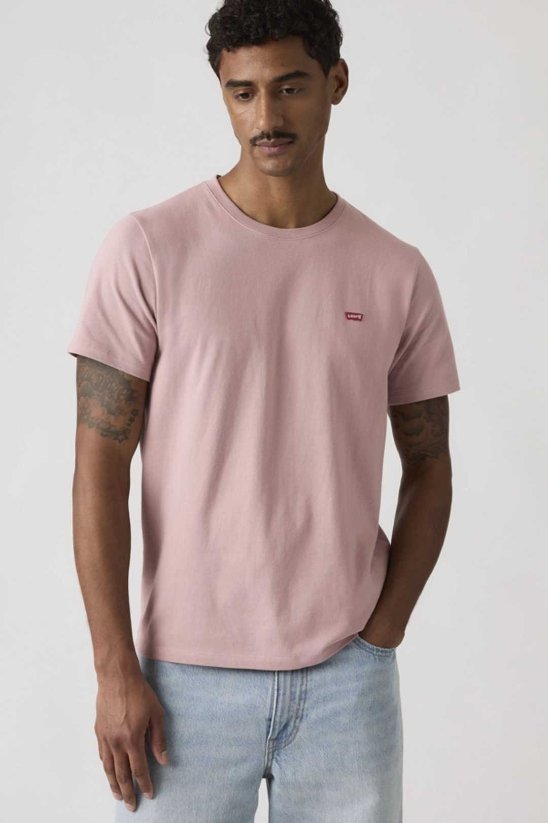 Levi's T Shirt Original Housemark - Homme - Rouge / Oxblood Red - 2XL