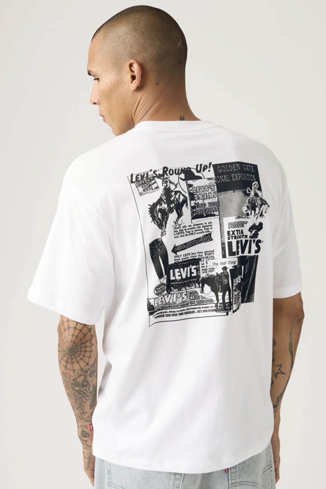 Levi's T Shirt Graphique Vintage - Homme - Noir / Jet Black - 2XL - 2