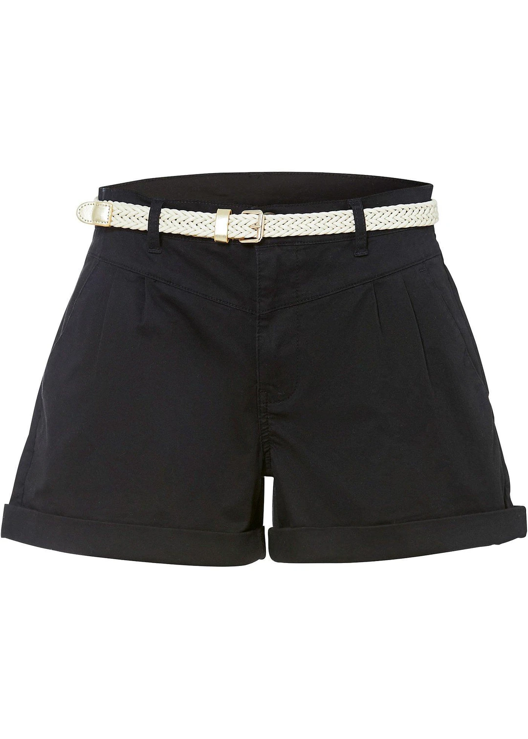 Short en coton extensible