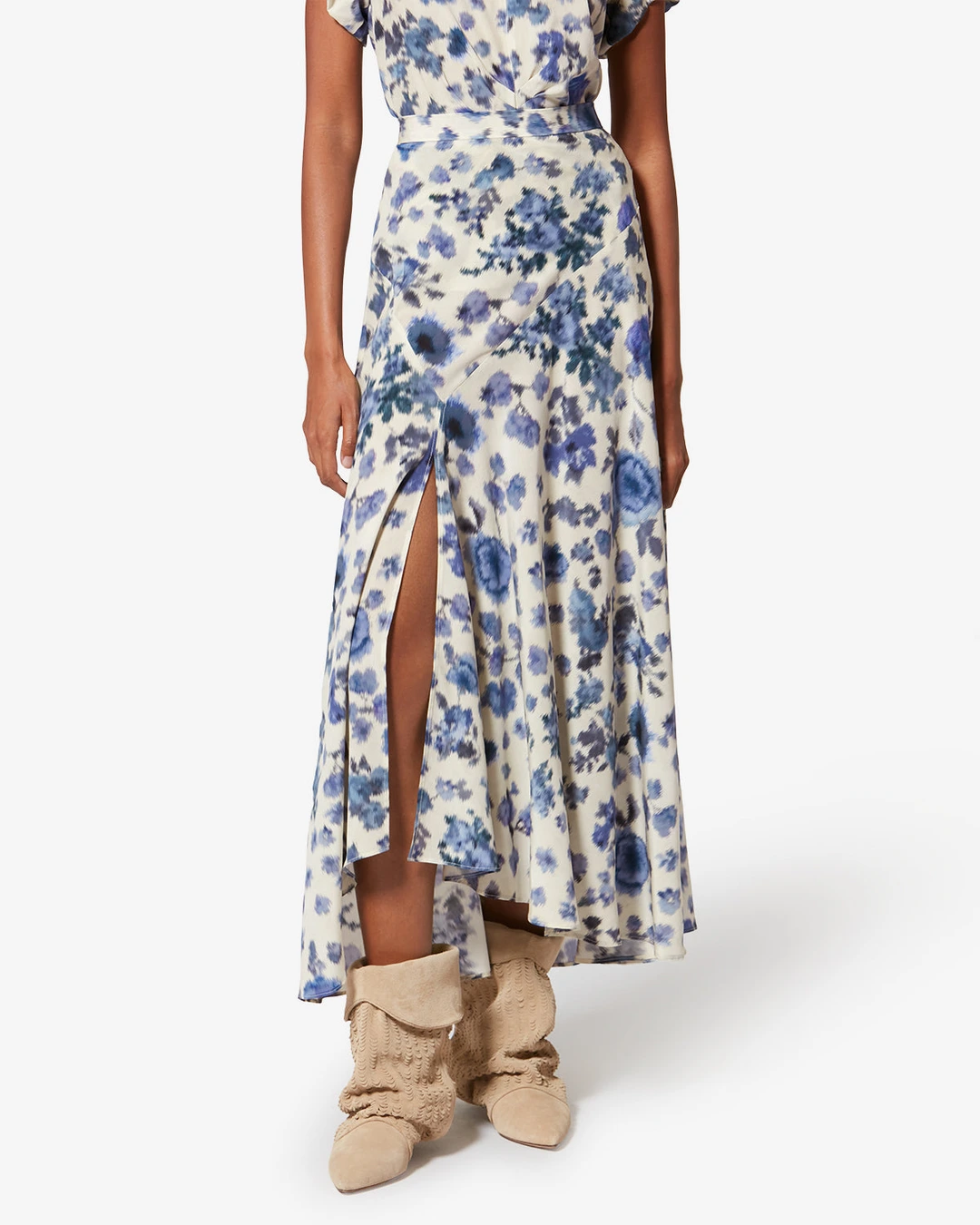 Jupe Sakura - Femme - Bleu - Taille 42 - 5