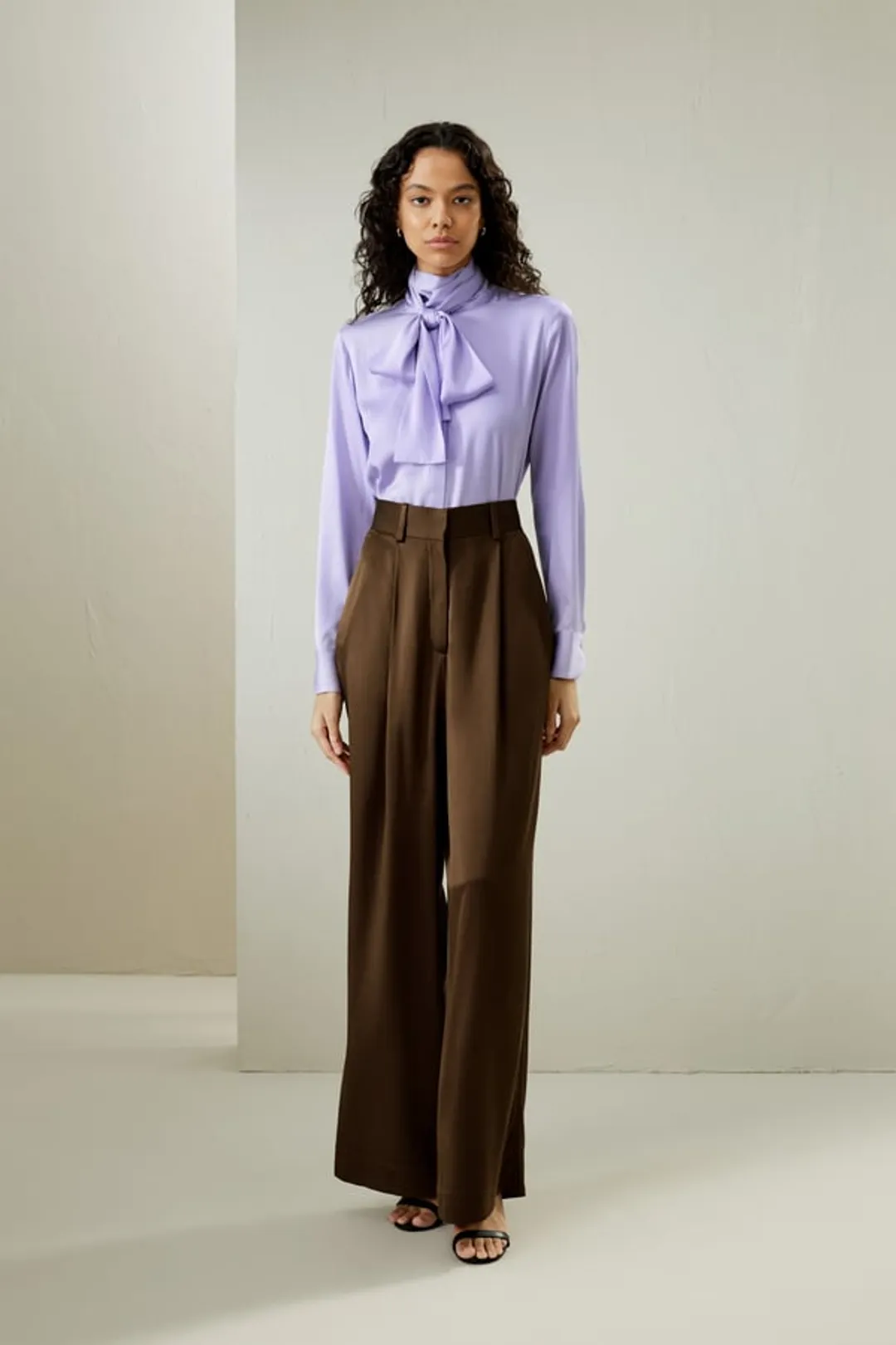 LILYSILK Blouse Soie Femme Blanc Col Roulé, Bouton De Manchette 100% Soie Pure Convient À Toutes Les Saisons L