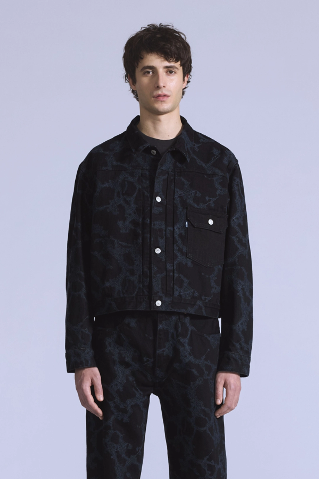 Levi's Veste Trucker Type I - Homme - Bleu / Moj Hitch - M - 2