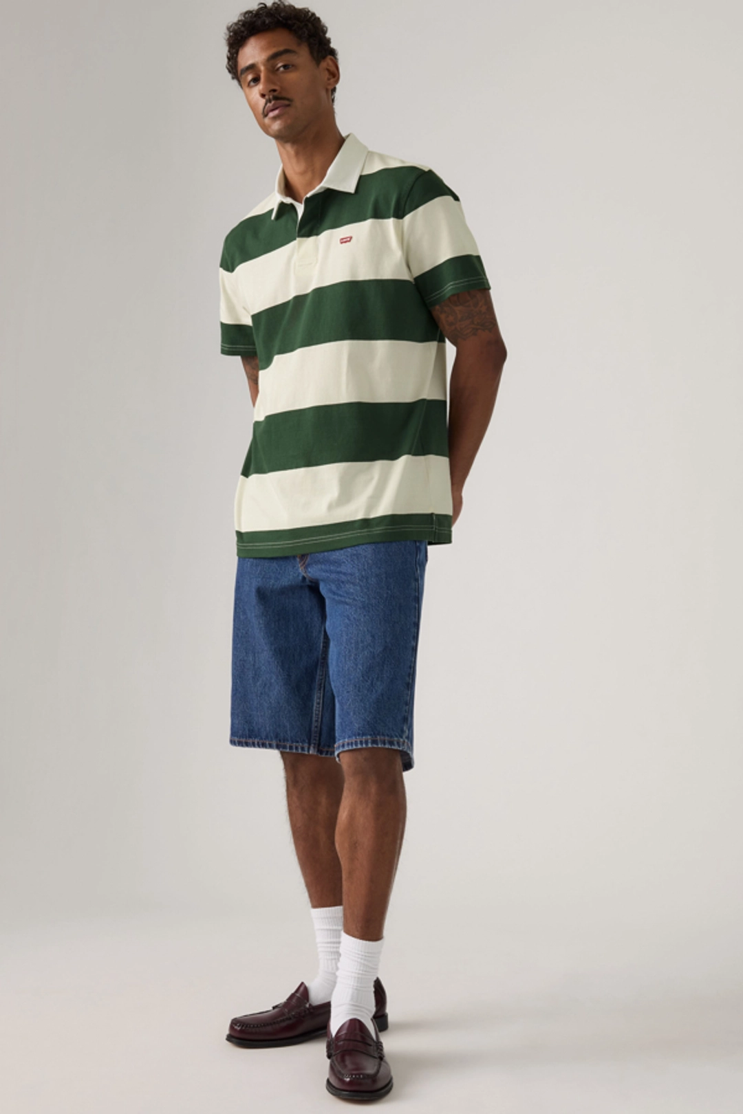 Levi's Short 470 Baggy - Homme - Bleu / Night Run - 36