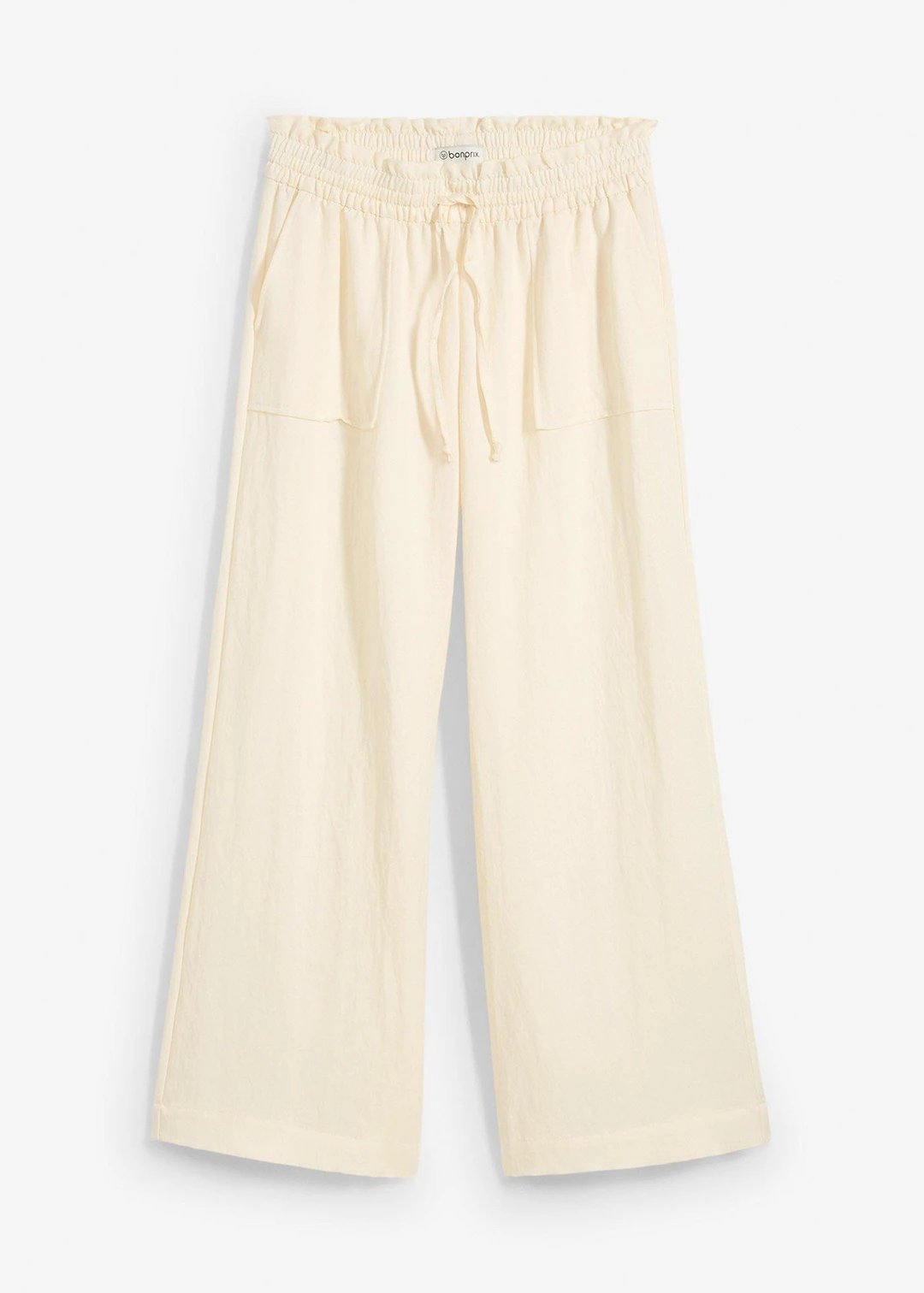 Pantalon large et fluide en lyocell mélangé