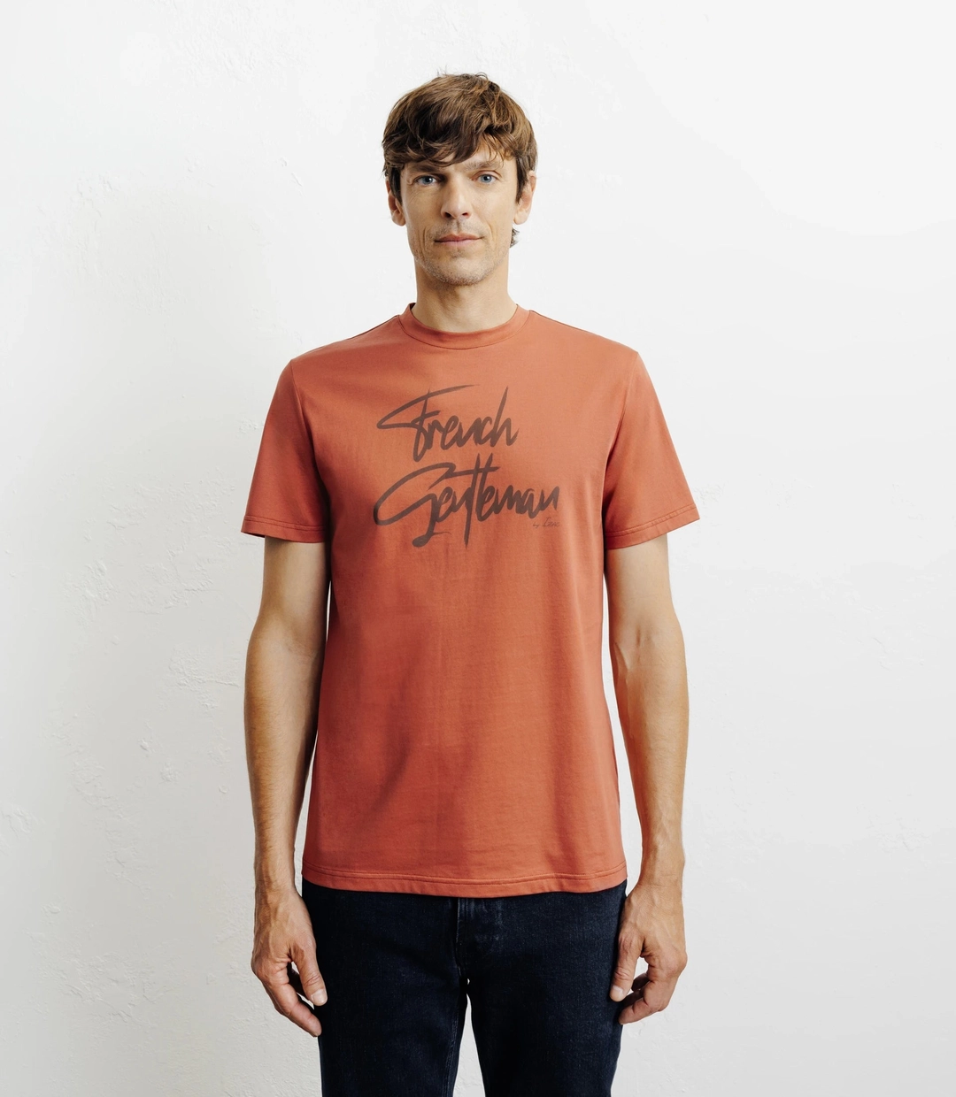 IZAC - T-shirt imprimé rouge clair