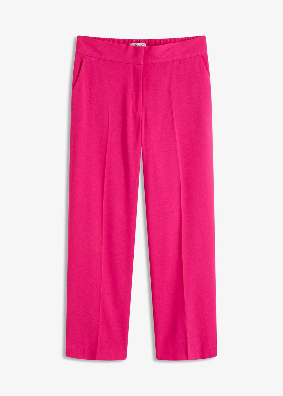 Pantalon 3/4 droit, fendu en bas