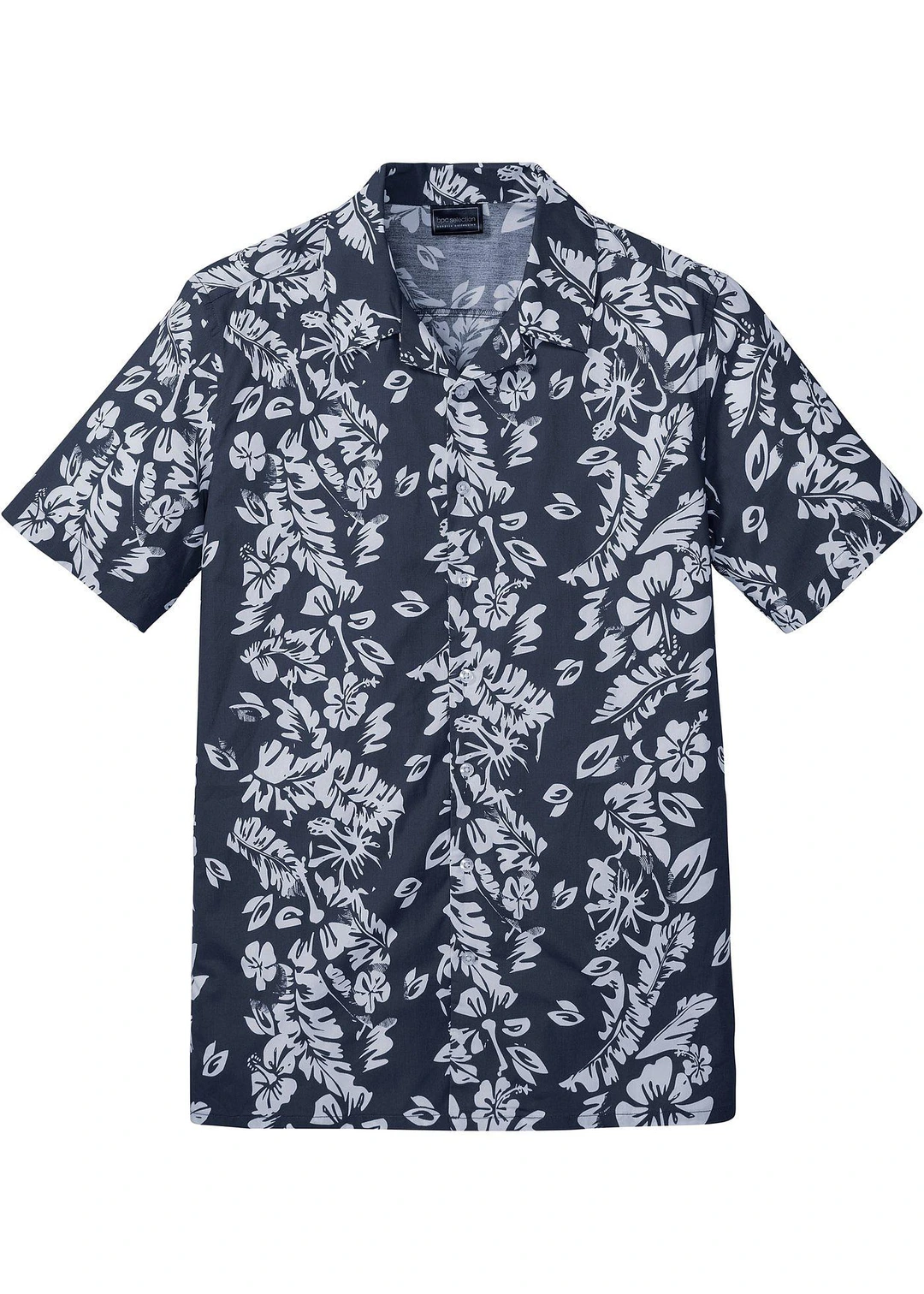 Chemise manches courtes hawaïenne 100% coton