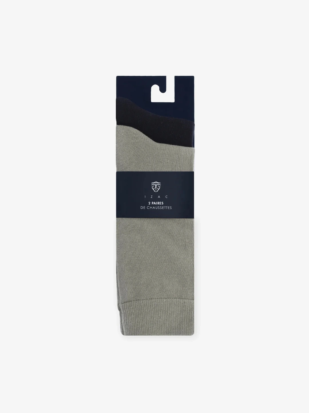 IZAC - Pack de 2 chaussettes kaki