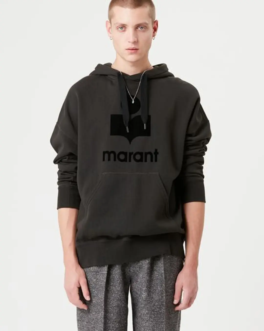 Sweatshirt Miley - Homme - Noir Délavé - Taille XL - 5