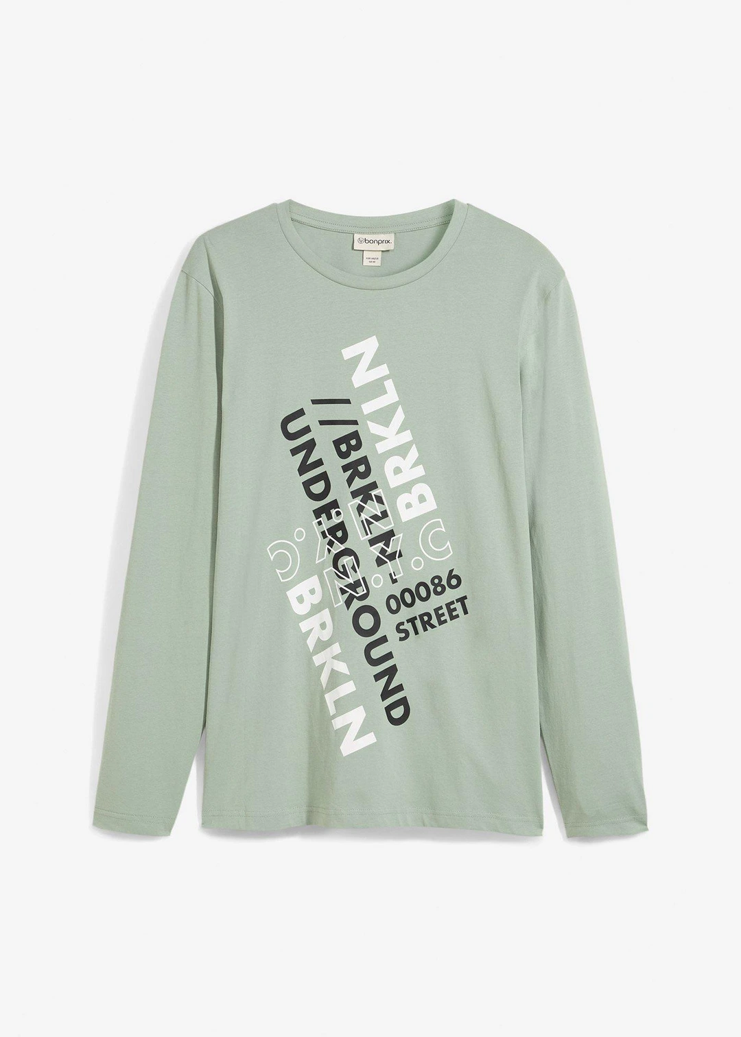 T-shirt manches longues 100% coton