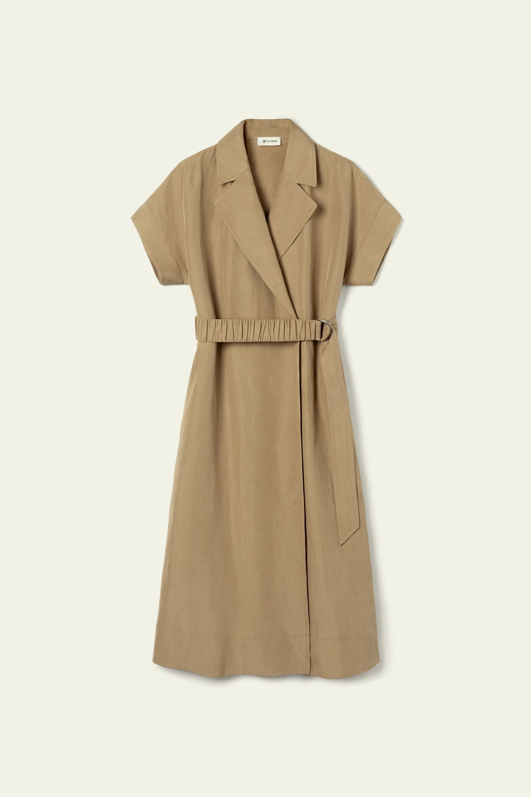 LILYSILK Robe Soie Coupe Nette Et Décontractée Soie De Mûrier, Lin Facile À Assortir Douceur Contre La Peau Chêne S