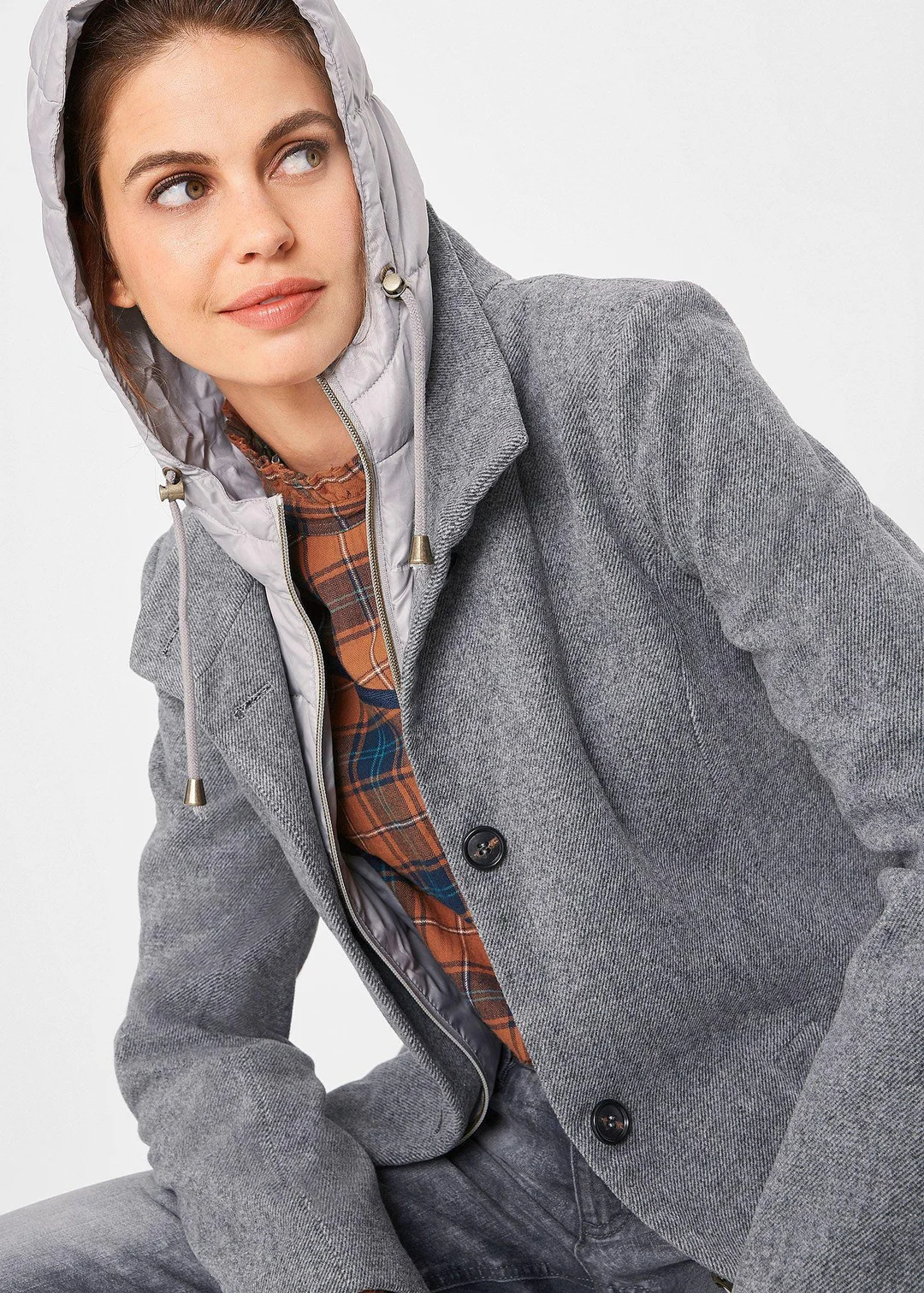 Manteau court d’hiver, style 2en1 - 3