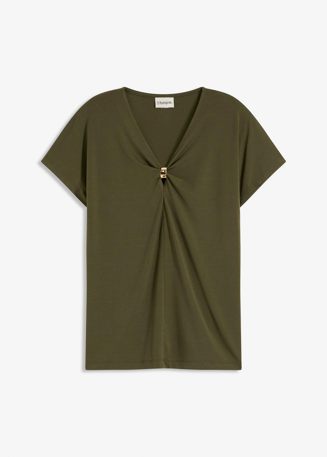 T-shirt avec anneau décoratif