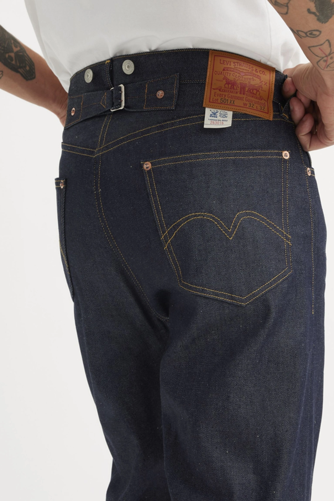 Levi's Vintage Clothing Jean 501 1933 - Homme - Bleu / One Wash - 36X34 - 2