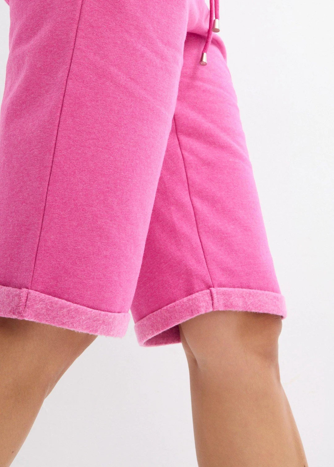 Bermuda en molleton à ourlet - 3