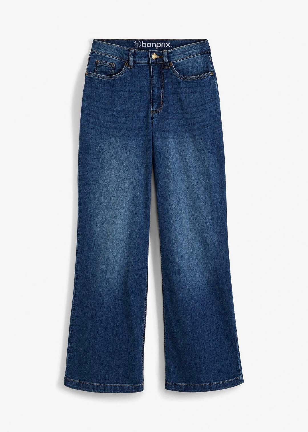 Jean large taille haute